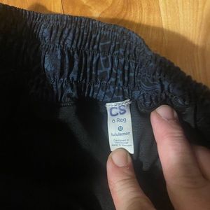 lululemon athletic shorts6 reg (my daughter usually wears sm/med& they fit her)